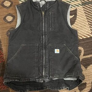 Carhartt Brown Canvas Vest
